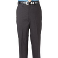 Men's Pinstripe Flat Front Wool Dress Pants